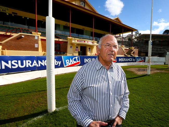 At North Hobart Oval in 2013.