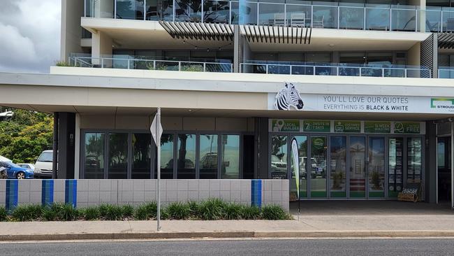 Vacant shop front at Salt Yeppoon, next to Stroud Homes. Picture: Darryn Nufer