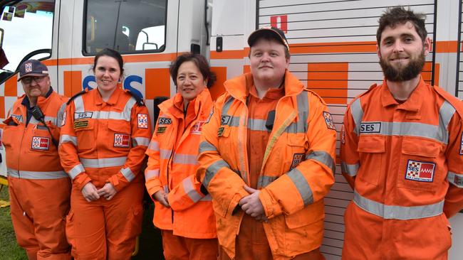 Michael Gordon, Emily McCullah, Lisbeth Cheah, Bill Fawcett and Jim Cassidy.