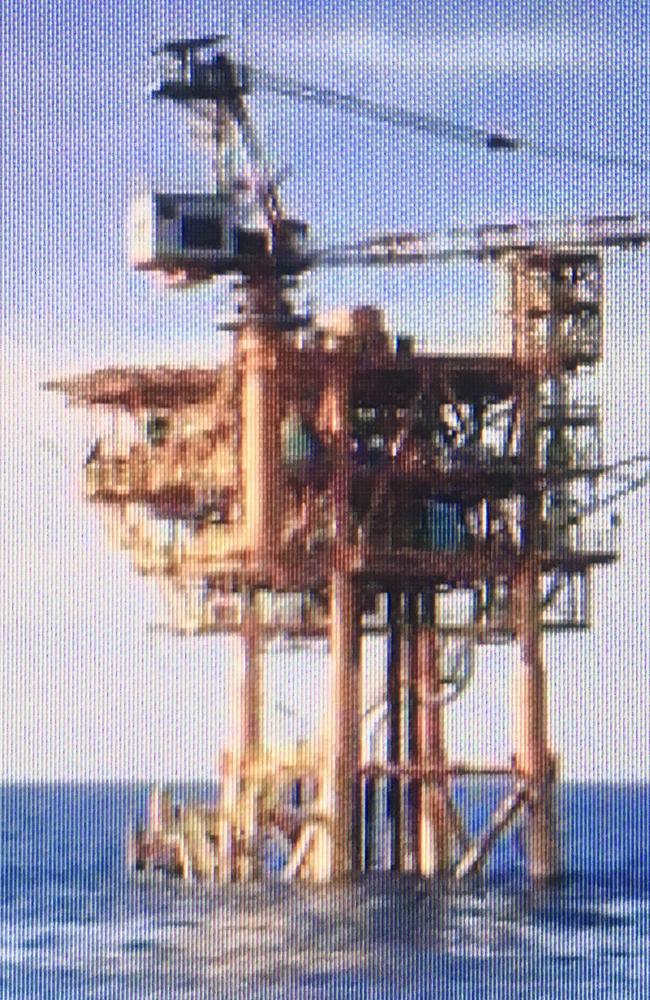 The Blacktip gas project located 110km off the coast of Darwin in the Timor Sea’s Bonaparte Basin, owned by Italian multinational oil and gas company ENI. Picture: Supplied