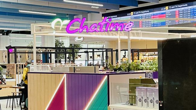 Chatime has opened at Melbourne Airport. Picture: Leader