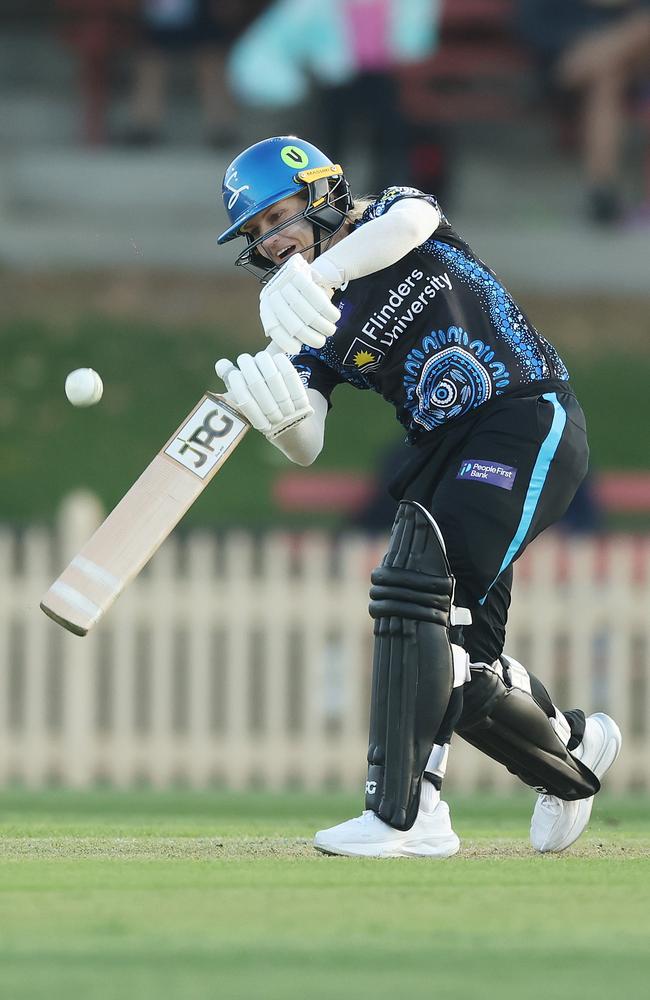 Bridget Patterson hit a team-high 44 off 32 for the Strikers. Picture: Getty Images