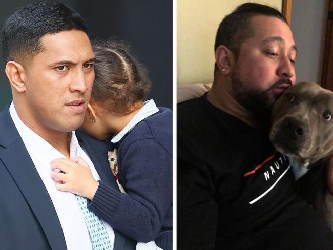 Oshae Jackson Tuiasau (left) has pleaded not guilty in the Brisbane Supreme Court to unlawfully striking 39-year-old Toro George (right), who died in hospital eight days after the alleged attack on December 19, 2021, in Surfers Paradise.