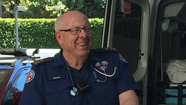 Chief Inspector Norm Spalding, after 40 years with NSW Ambulance.