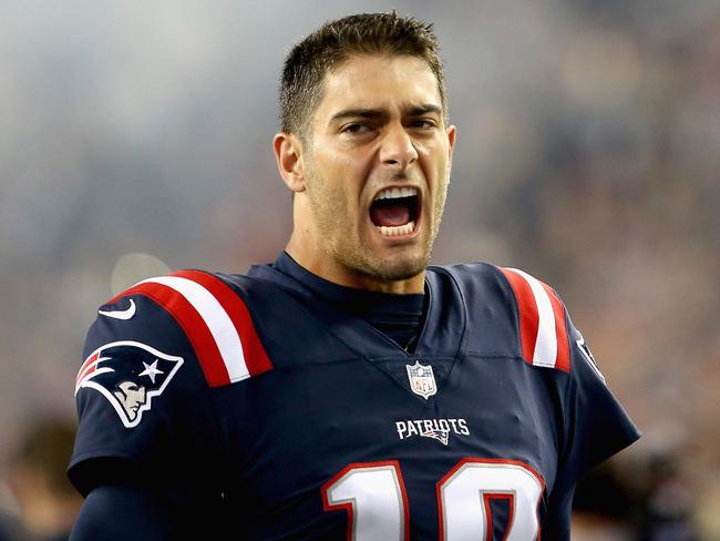 49ers QB Jimmy Garoppolo discusses persistent Patriots trade