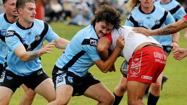 Kade Levingstone in action for Woolgoolga. Picture: Leigh Jensen