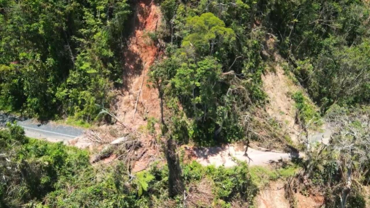 Port Douglas crews to tackle 56metre landslide near Cape Tribulation