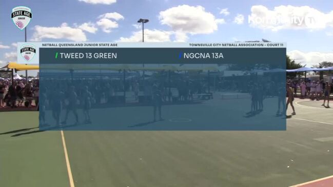 Replay: Netball Queensland Junior State Age Titles Day 1—Tweed Green v Northern Gold Coast (U13)