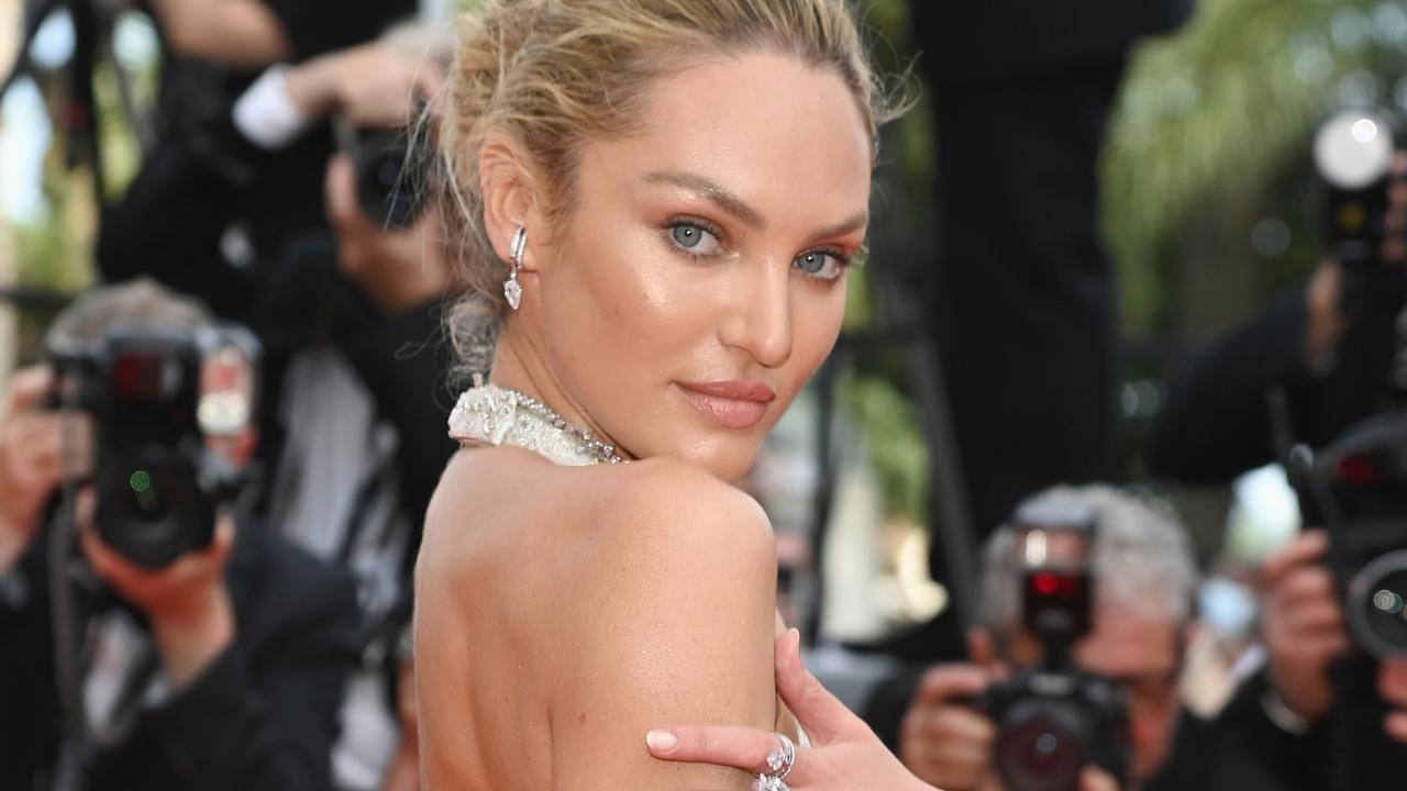 Model Candice Swanepoel attends the Victoria's Secret launch of the News  Photo - Getty Images