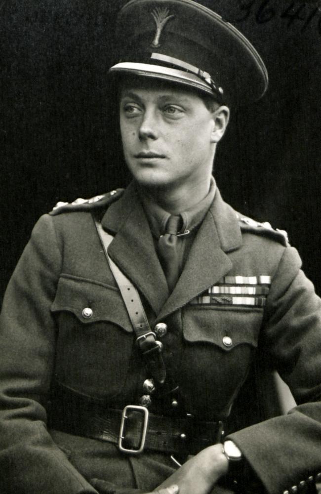 Edward, Prince of Wales, in his uniform as a Colonel in 1919.