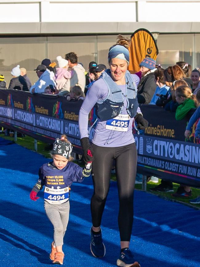Zoe and Sancha Chadwick in the City to Casino on Sunday 18th May 2025. Picture: Linda Higginson