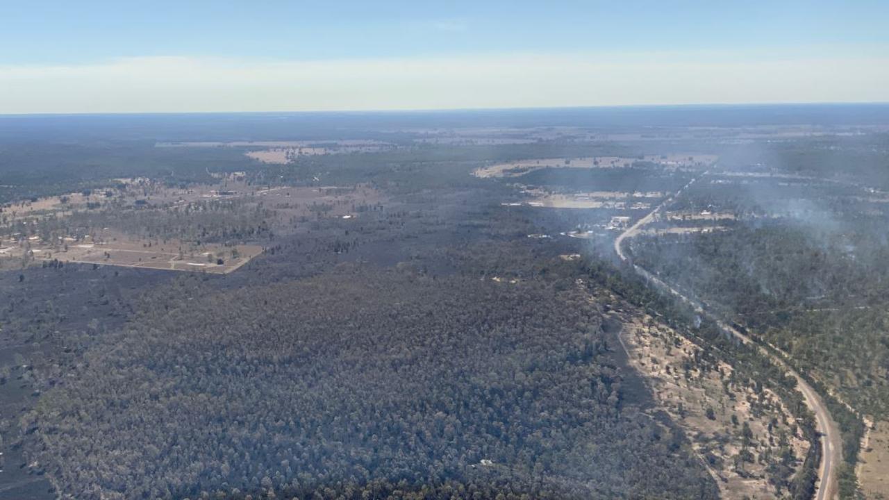 Fires across Tara and Wieambilla. Picture: contributed