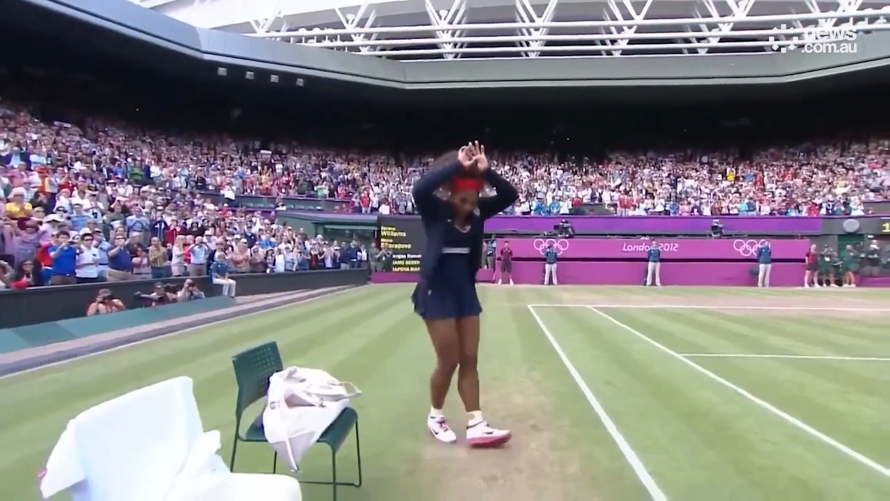 The original Serena Williams crip walk dance