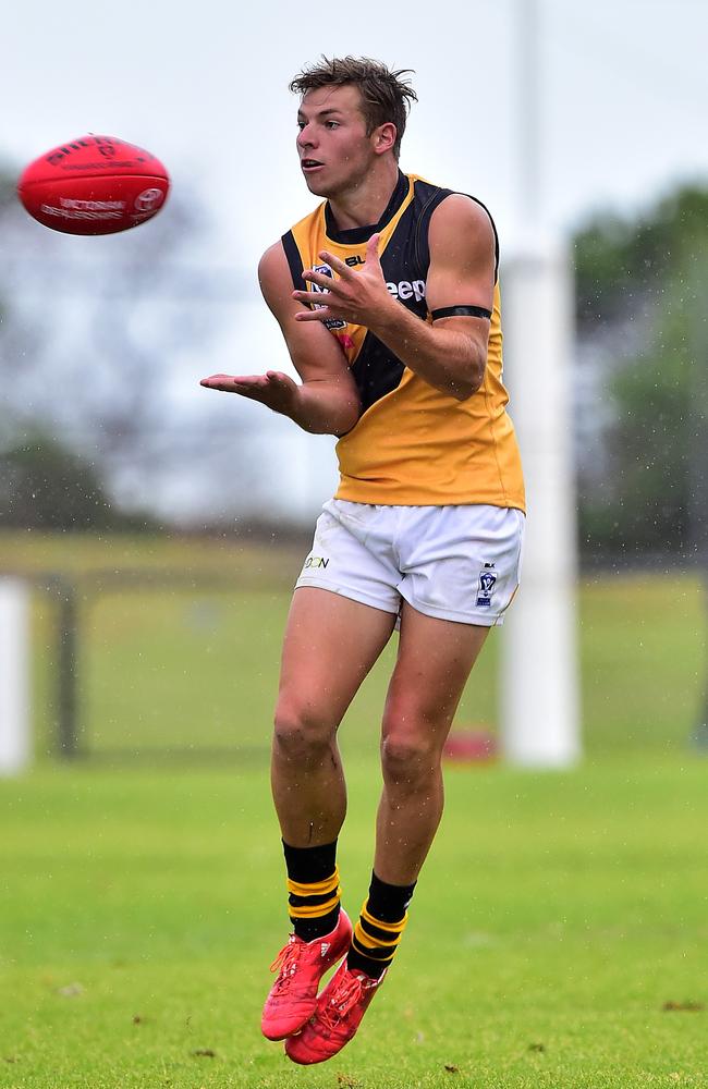 Jake Aarts in his first season for Richmond VFL.