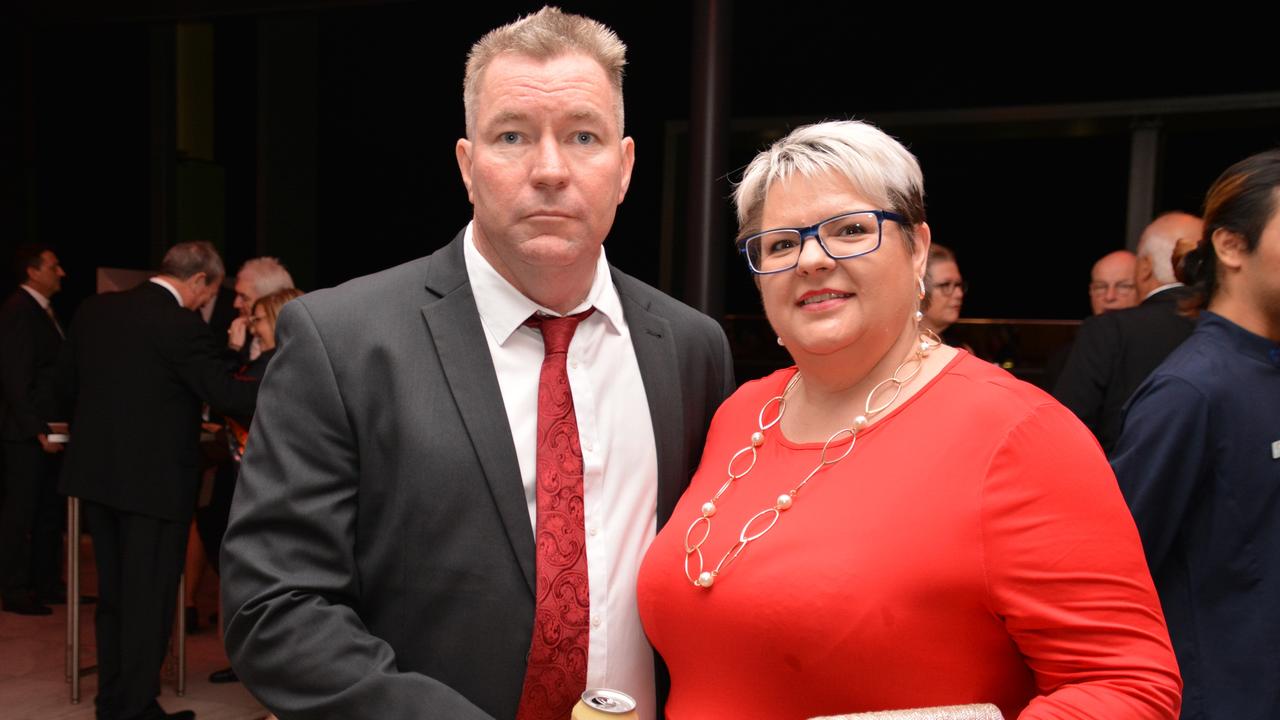 The 2024 FNQ Salvos Champs Ruby Ball at Cairns Convention Centre: Tammy and Brian Stanborough. Picture: Bronwyn Farr