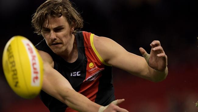 Joe Daniher holds the key for the Bombers making a finals impact. Picture: AAP