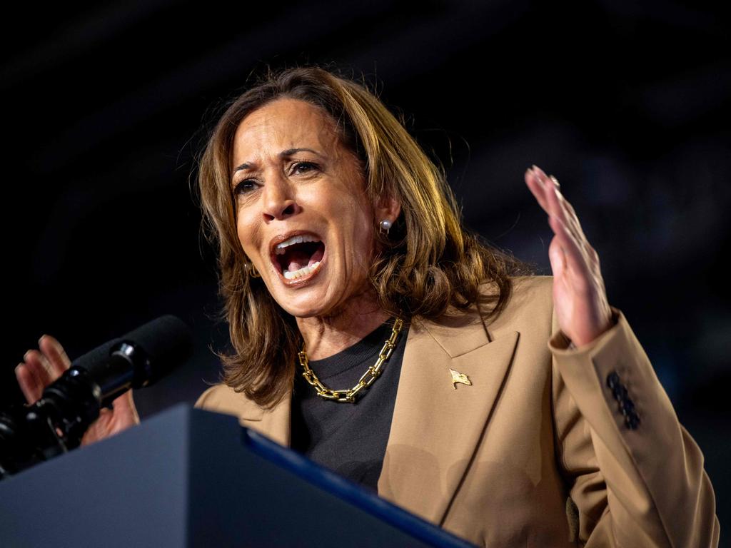 Kamala Harris has endured a week from hell with a string of brutal interviews and an ugly political feud. Picture: Brandon Bell/ Getty Images via AFP