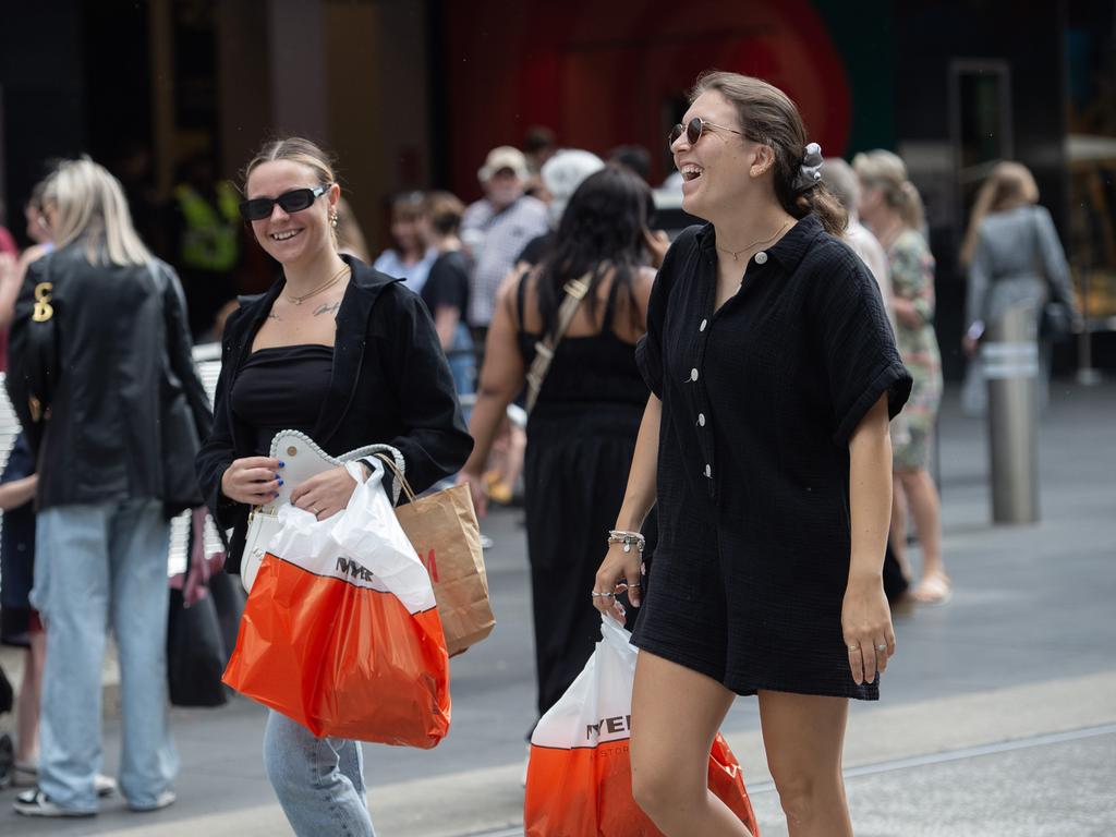 Aussie consumers are predicted to drop an eye-watering $12.7 billion over the Black Friday, Cyber Monday sales period. Picture: NCA NewsWire/Nicki Connolly