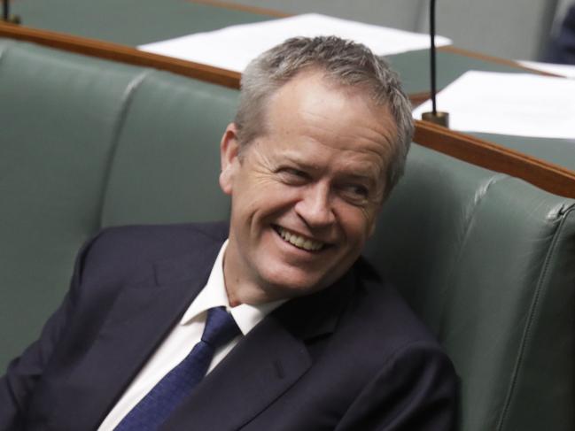 Labor MP Bill Shorten in Question Time in the House of Representatives at Parliament House in Canberra. Picture by Sean Davey.