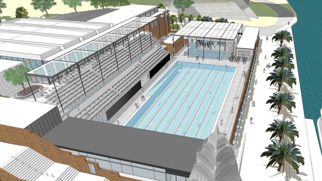 Artist’s impression of the North Sydney Olympic Pool. Picture: North Sydney Council