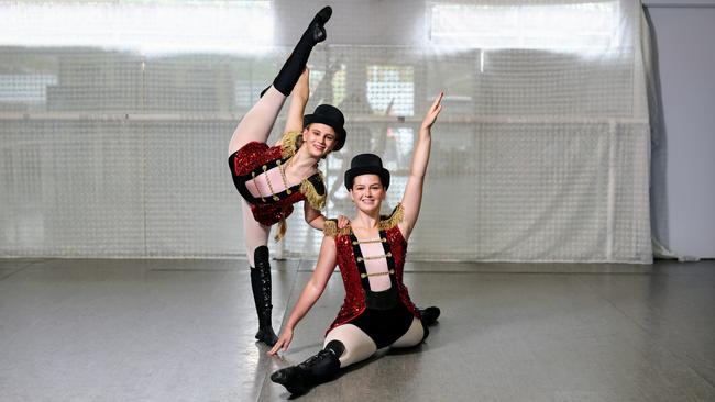 Unity Performing Arts Studio will perform two end of year dance concerts this weekend at Bulmba-Ja Arts Centre. Unity Performing Arts senior dancers Keala Hoskins and Scarlett Cahill will perform as ringmasters in Welcome to the Circus, showing at Bulmba-Ja on Sunday. Picture: Brendan Radke