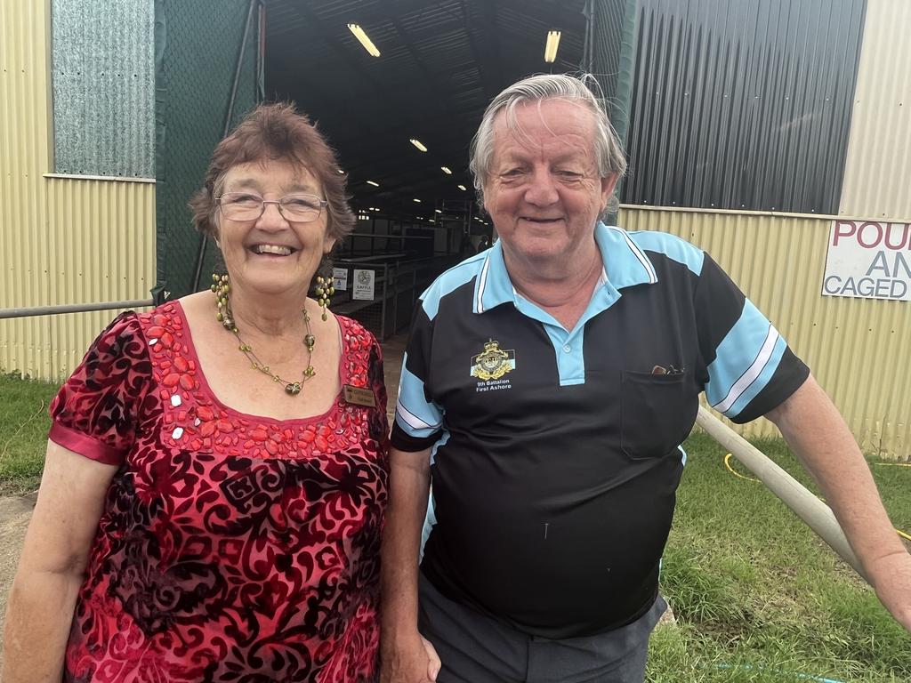 Paul and Blanch Ninnes enjoying the show.