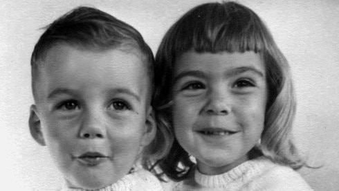 Jonathen Cowlard with his sister Jacqui Richardson.