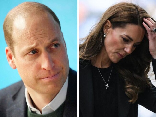 William and Kate turn backs on Australia