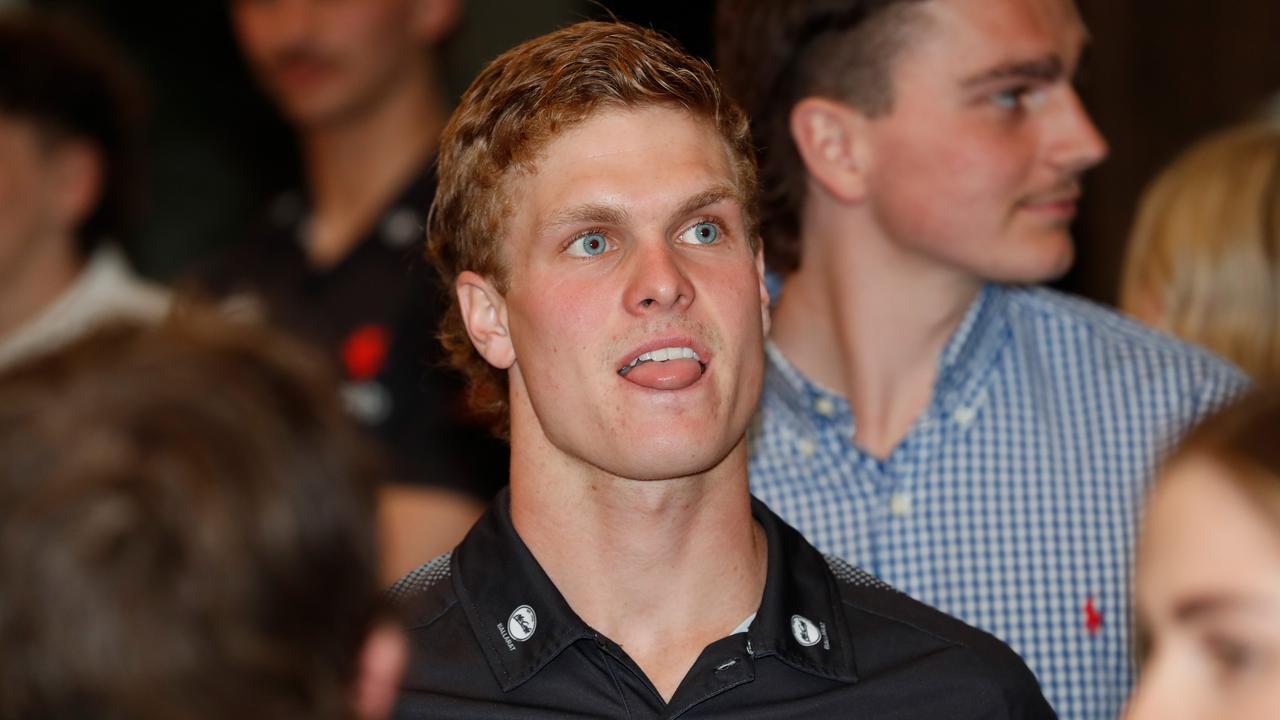 Ben Hobbs endured plenty of draft night nerves. Picture: Michael Willson/AFL Photos via Getty Images