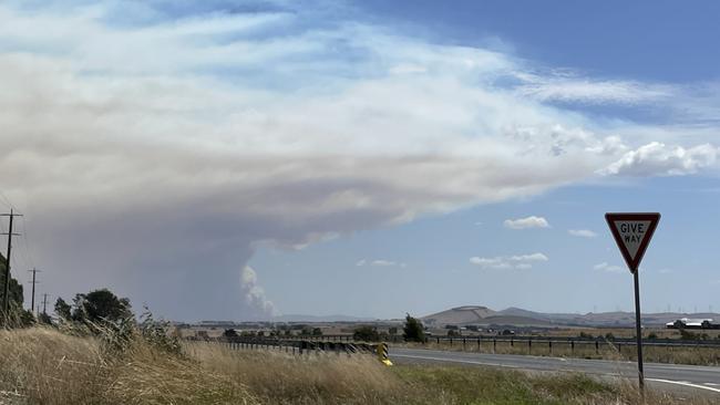 Melbourne was tipped to swelter through a high of 38C. Picture: Tim Cox