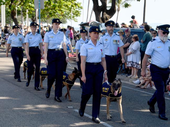 Anzac Day 2025. Strand parade in Townsville. Picture: Evan Morgan