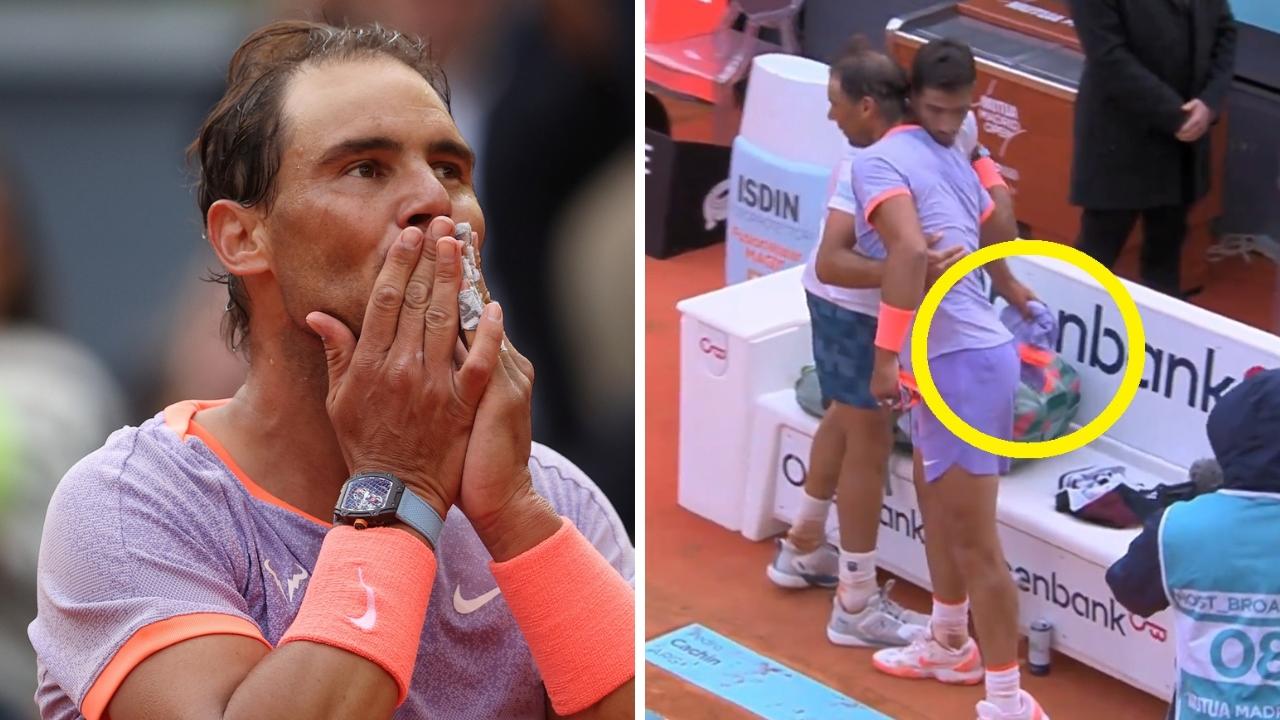 Rafael Nadal is a class act. Photo: Twitter, TennisTV and Getty, AFP.