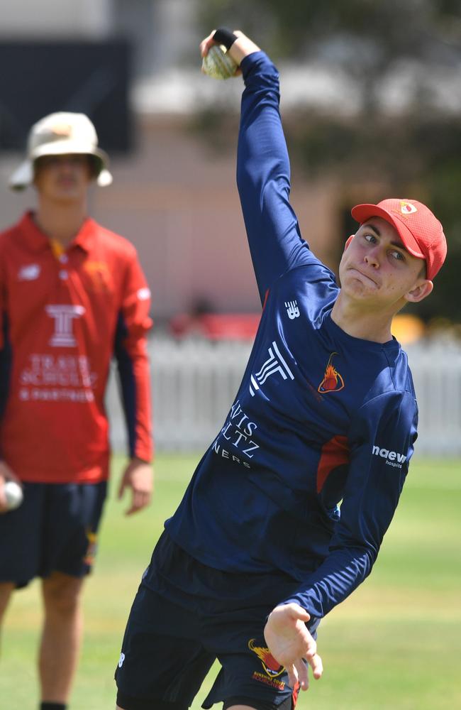 Rising Sunshine Coast cricketer Malakai Pearce.