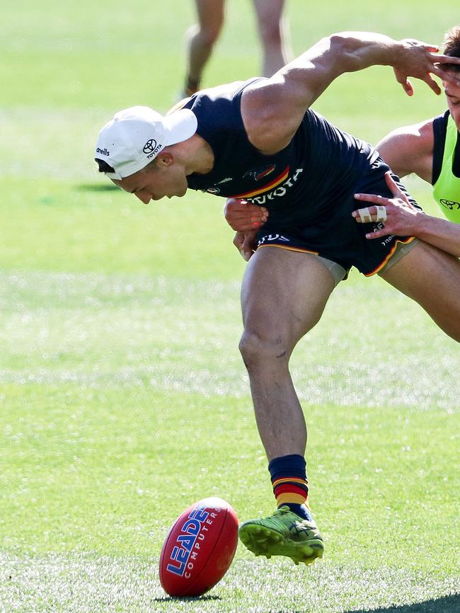 Doedee was back in action for the Crows after a concussion. Picture: Sarah Reed