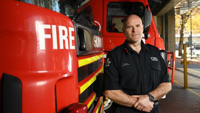 MFB chief Dan Stephens is expected to be overlooked for the Fire Rescue Victoria top job. Picture: James Ross/AAP