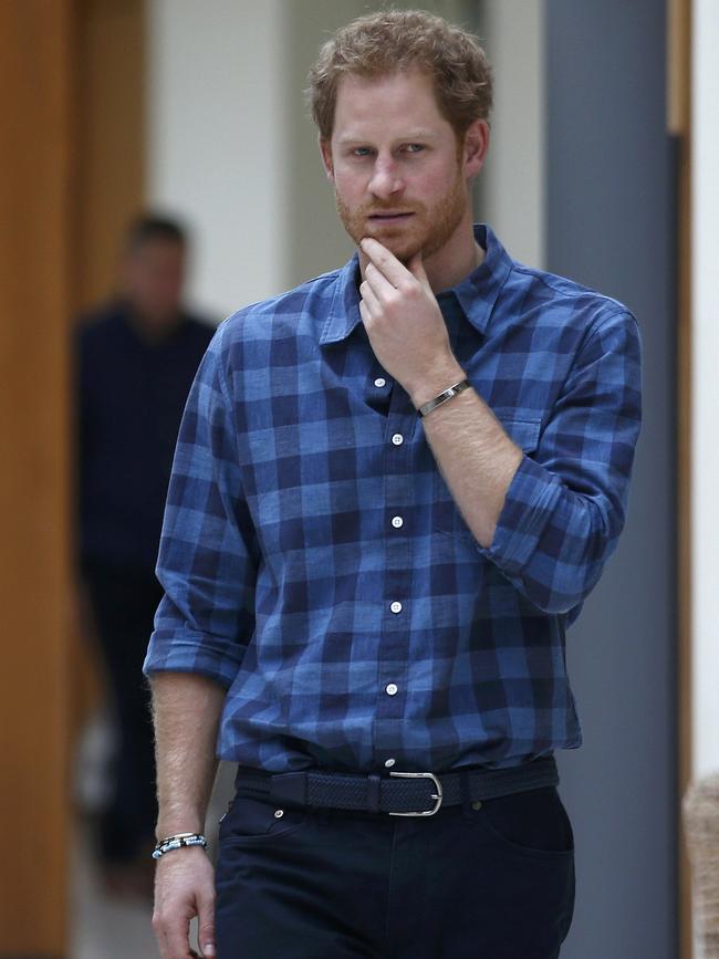 Prince Harry dressed pretty casual before dating the actress. Picture: Peter Nicholls — WPA Pool/Getty Images