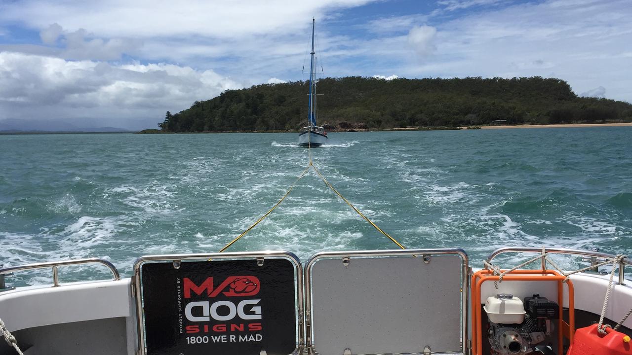 VMR Mackay crews are busy attending to three rescue operations out on the ocean. Picture: VMR Mackay