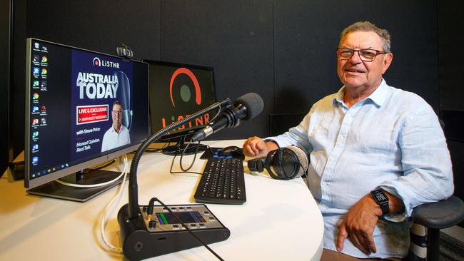 Steve Price at his former Austereo radio work station. Picture: Mark Stewart