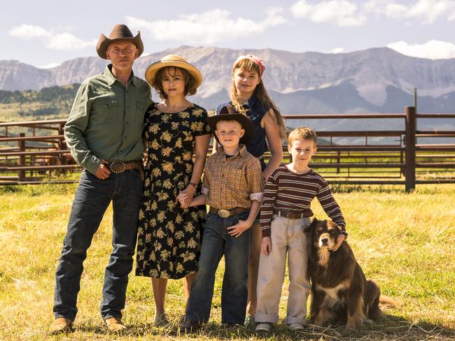 Dazzling imaginary ... T.S. Spivet’s family in a scene from The Young and Prodigious T.S. Spivet. Picture: Jan Thijs