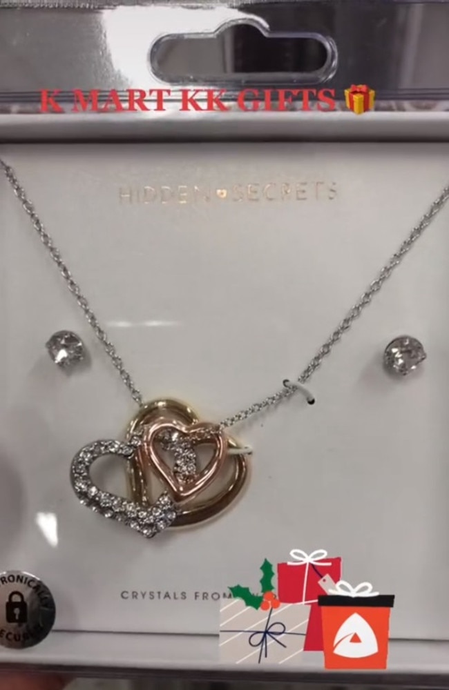 The range includes bracelet, necklaces and earrings. Picture: TikTok/goodtimes_noodlesalad