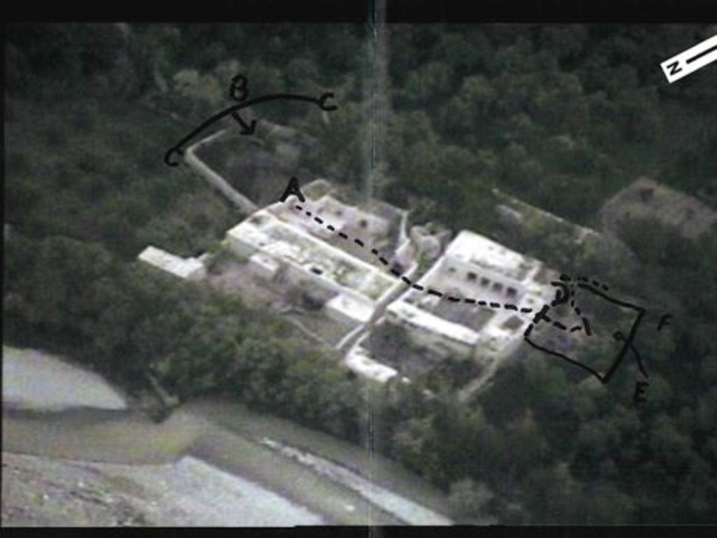 Drone imagery of the compound known as Whiskey 108 which was raided by SAS soldiers including Ben Roberts-Smith in 2009. Picture: Federal Court
