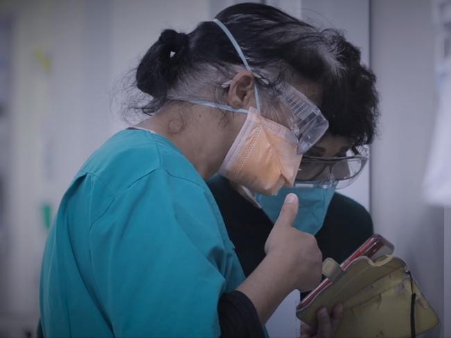 Hospital staff at Liverpool Hospital tell of having to phone the loved ones of patients nearing the end of their lives so they can say their final goodbyes.