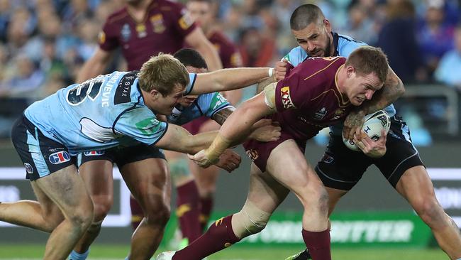 Glasby made his Origin debut off the bench.