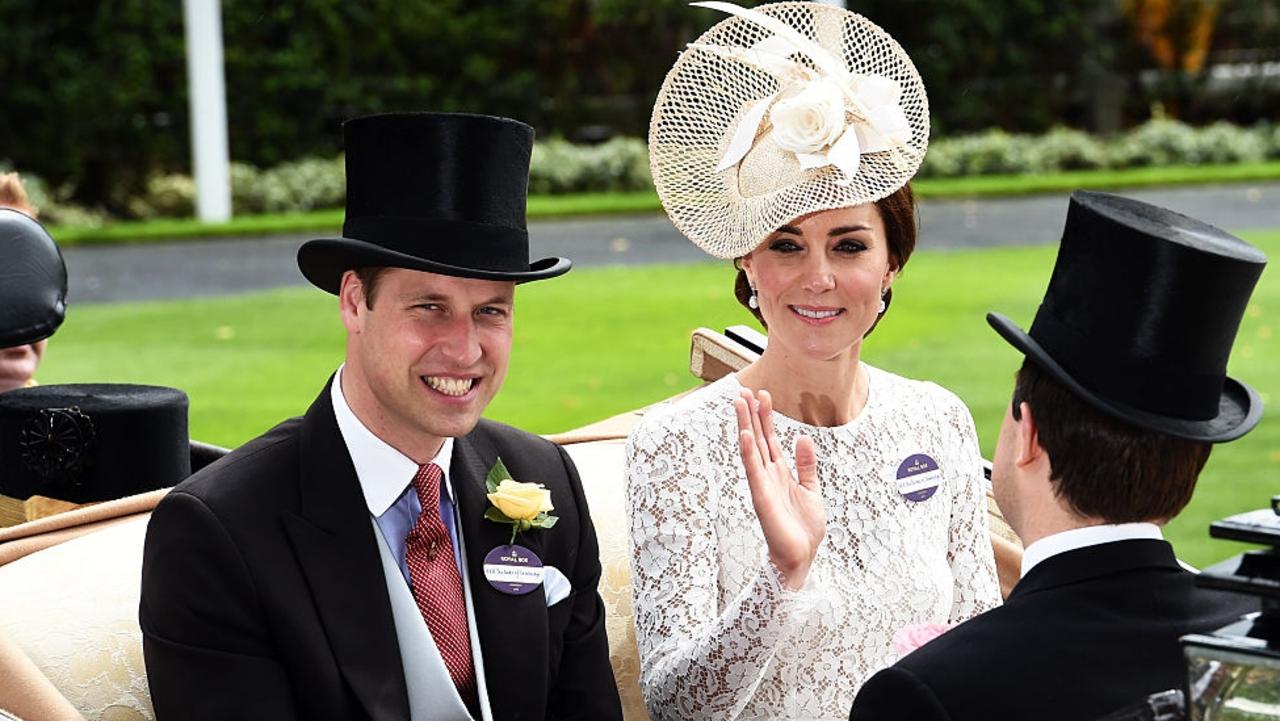 Prince William, Duke of Cambridge and Catherine, Duchess of Cambridge arrive at Ascot in 2016. Picture: Anwar Hussein/WireImage