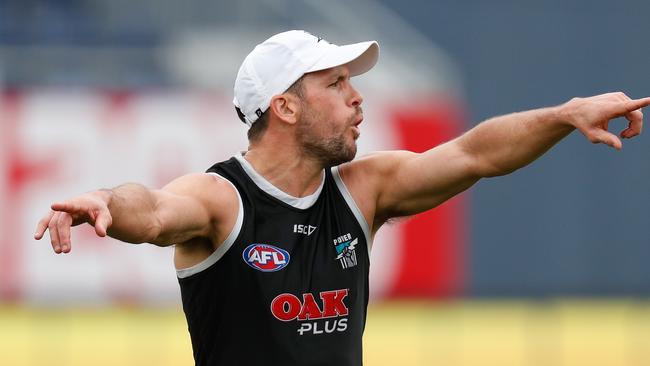 Travis Boak is shaping as a top SuperCoach forward this year and had a Round 12 bye. Picture: Michael Willson/AFL Photos.