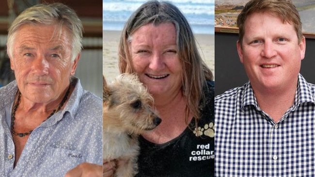 Some of Bundaberg's most influential locals, Attila Kovacs, Sharyn Banks and Tom Marland.