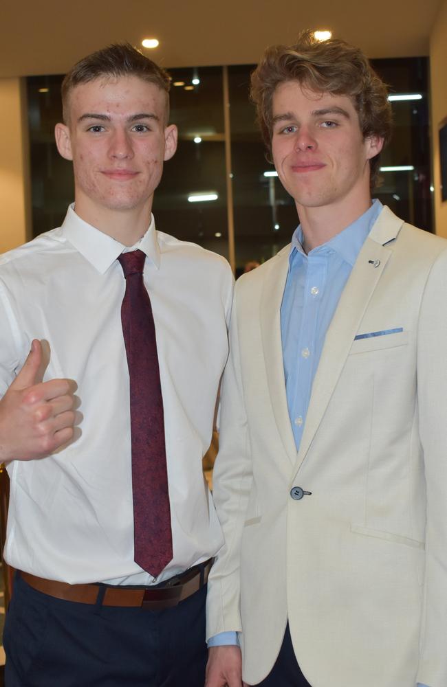 Brogan King and Joe Abshene at the 2022 Maroochydore State High formal.