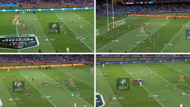 Been doing it all day! Queensland were constantly off-side in Adelaide.