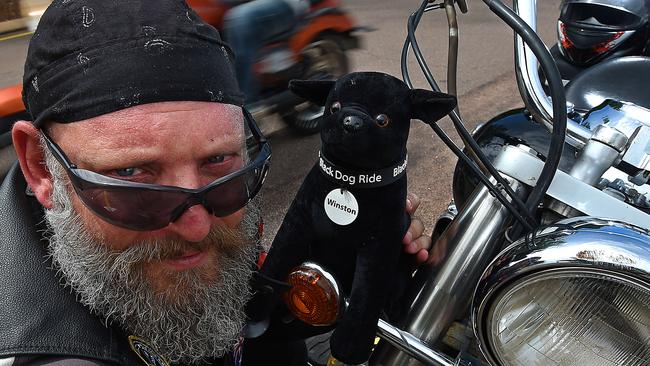 Jon Benham & mate John Locke encourage riders to register for the annual Black Dog ride to be held later in March.