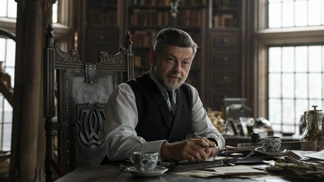 Andy Serkis plays Bruce Wayne’s loyal butler Alfred in The Batman.